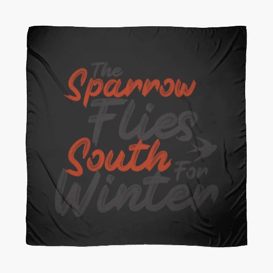 The Sparrow Flies South For Winter - skulduggery Scarves
