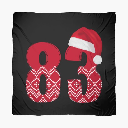 Number 83 - Happy Christmas Eighty Three Scarves