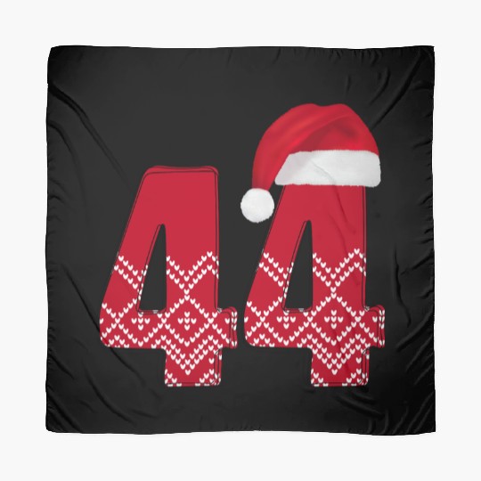 Wedding Anniversary 44 Years - Christmas Number 44 Scarves