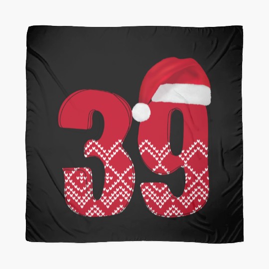 39th Xmas Bday Celebration - Number Thirty Nine Scarves