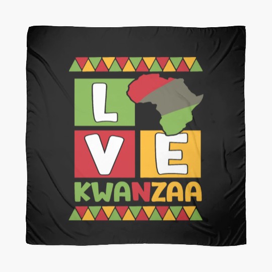 Happy Kwanzaa Vibes Black Heritage Holiday Scarves