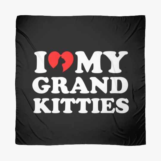 I Love My Grandkitties Scarves