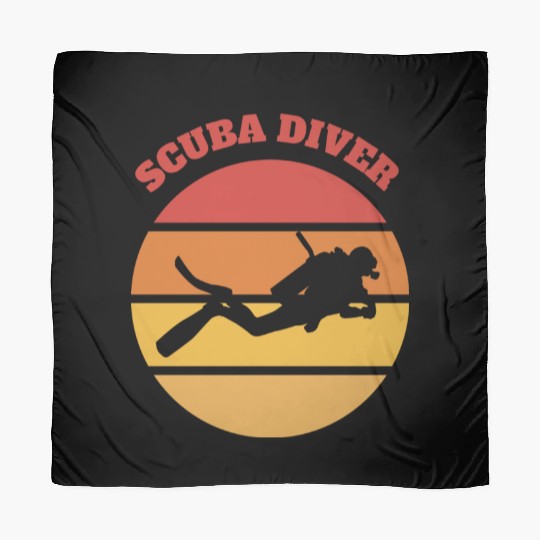 Sunset Dive Silhouette Scarves
