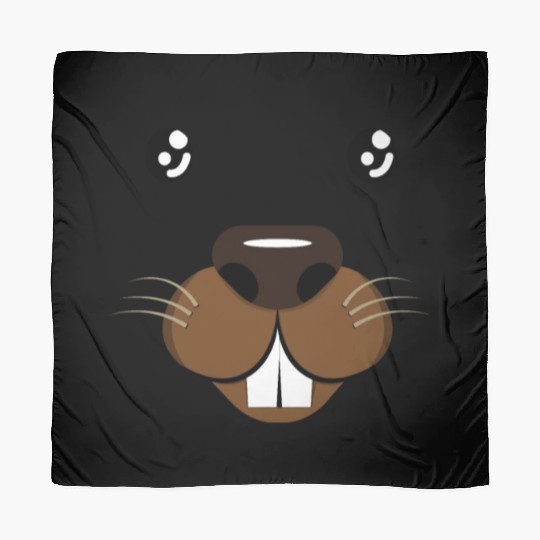 Groundhog Face Rodent Groundhog Day Scarves