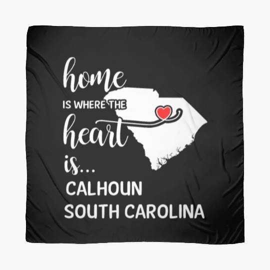 Calhoun County South Carolina Is Where My Heart Is Scarves