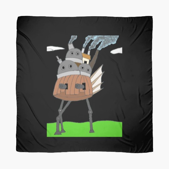Steampunk Mechanical Moving Castle Scarves