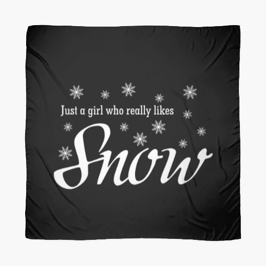 Snow Winter Snowflake Snowflakes Scarves