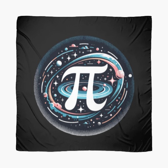 Funny Pi Day 2024 3,14 Pi Number Symbol Math Scarves