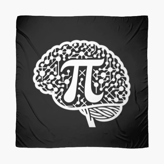 Funny Pi Day 2024 3,14 Pi Number Symbol Math Scarves