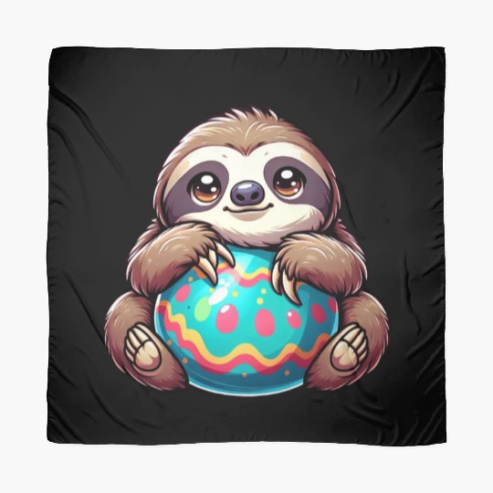 Easter Sloth: Embrace and Easter Egg Scarves