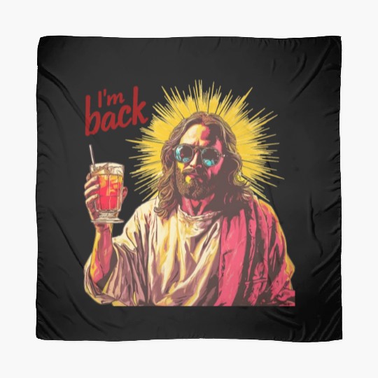 Jesus Christ Easter I'm Back Party Scarves