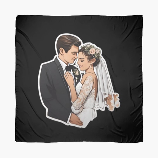 Flat Card Wedding Scarves