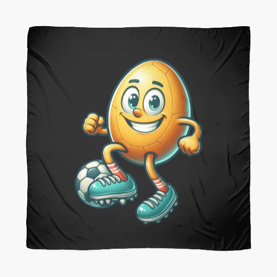 Easter egg football design, footballer Easter Scarves