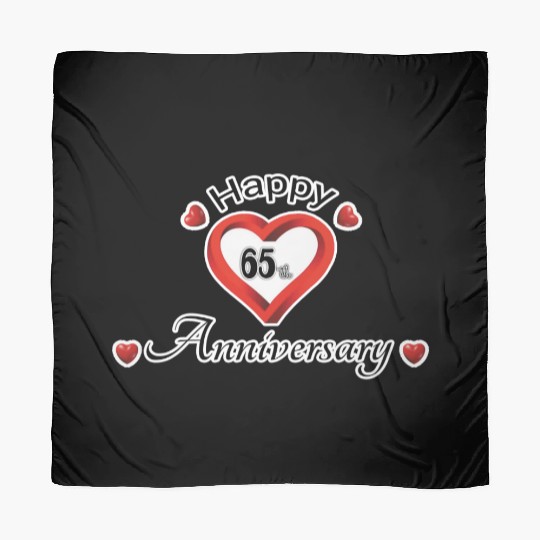 anniversary 65th Scarves
