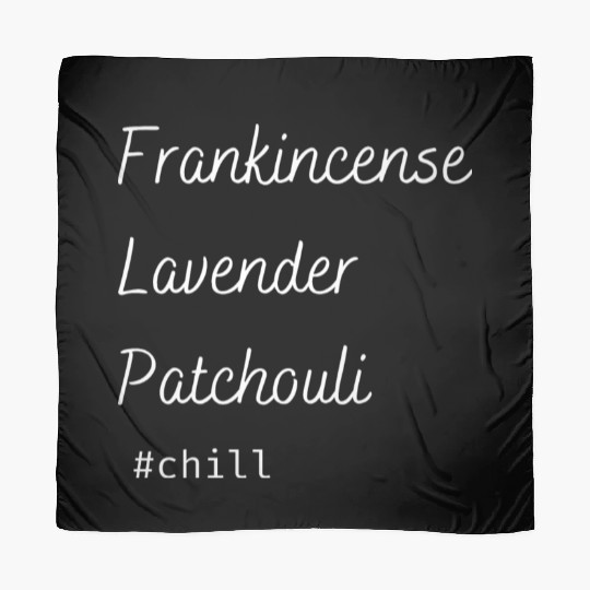 Aromatherapy Frankincense Lavender Patchouli Chill Scarves