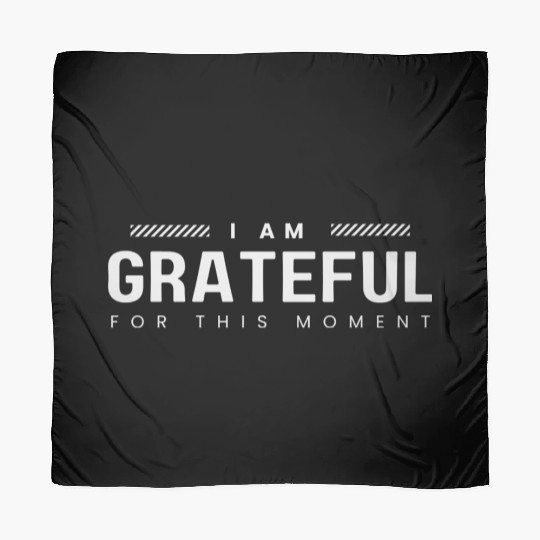 i am grateful for this moment Scarves