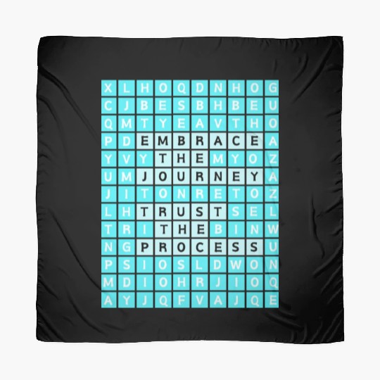 Embrace The Journey Trust The Process Scarves