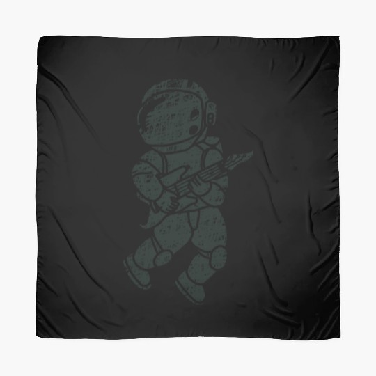 an astronauts playing guitar Scarves