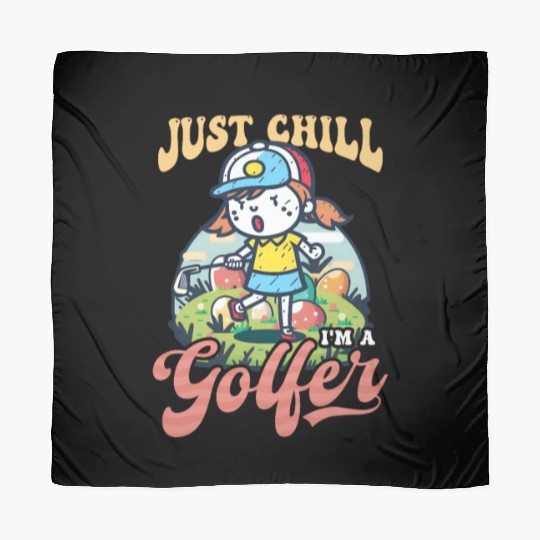 Golf Easter Just Chill I'm A Golfer Scarves
