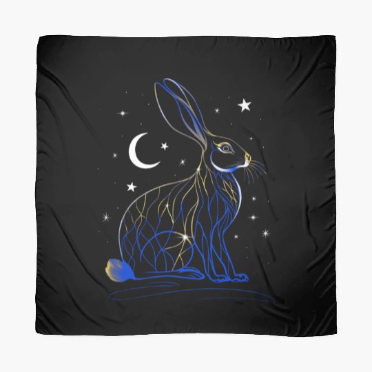 Kintsugi Easter Bunny Ostara Hare Scarves