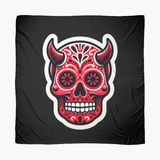 Adventurous Spirit: Daredevil Sugar Skull Scarves