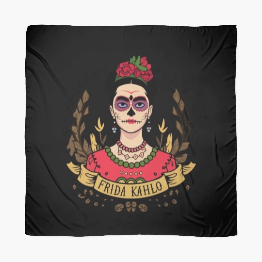 Frida Kahlo Day of the Dead Scarves