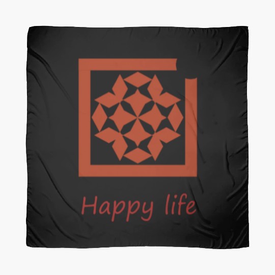Happy life Winter design Scarves