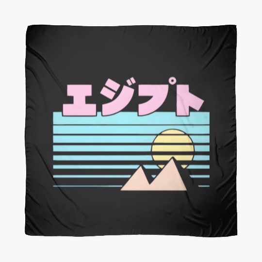 Egypt Triblend Benjimoji japanese Scarves