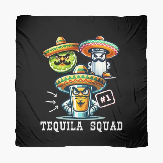 Cinco De Mayo Tequila Squad Drink Number One Scarves