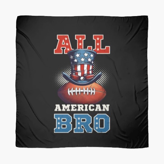 4th Of July Football All American Bro Scarves