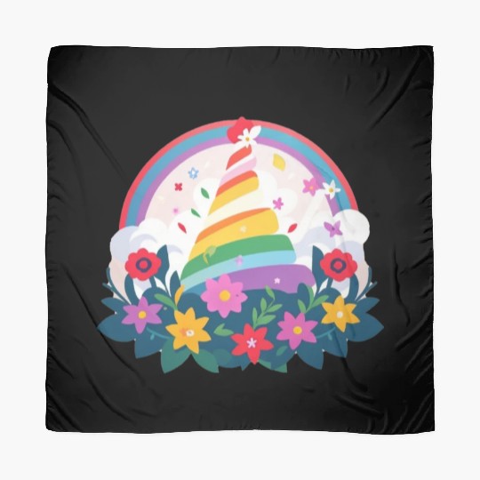 Mother's Day: Sunday cake, flower rainbow Scarves