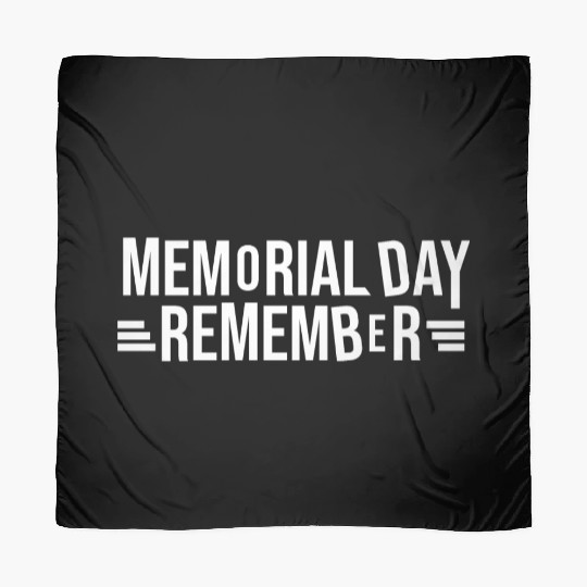 Memorial Day Commemorative Design Scarves