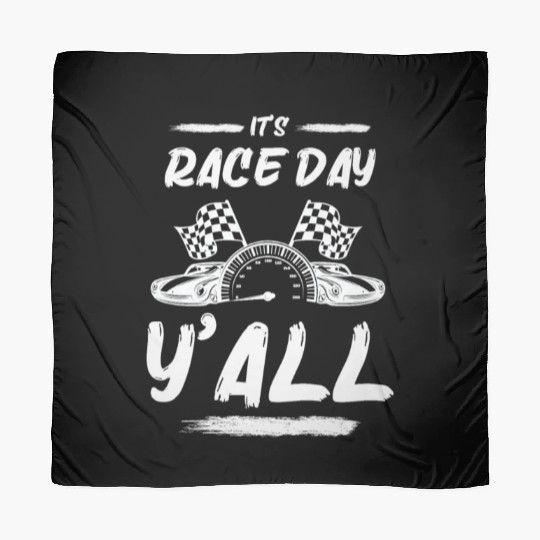 Race Day Car Raceday Trackday Fun Motosports Fan Scarves