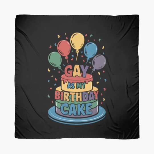 Birthgay Gay Pride Flag Pride Month Equal Rights Scarves