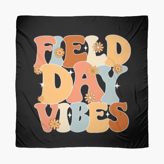 Field Day Vibes Outdoor Sunshine Flowers Scarves