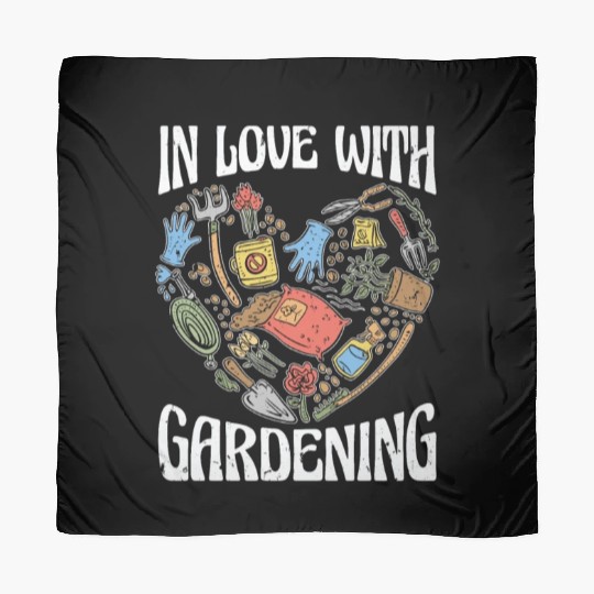 Gardener In Love With Gardening Horticulturist Scarves