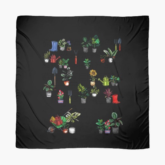 Mother's Day Gardening Tools Music Note Staves Scarves