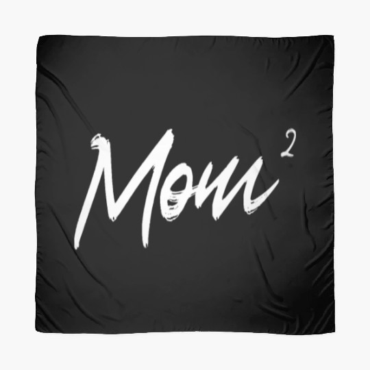 Mom Squared Mother's Day Mom Of Two Mothers Day Scarves