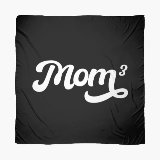 Mom Squared Mother's Day Mom Of Three Mothers Day Scarves