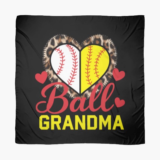 Baseball Grandma Grandmother Grandparents Day Scarves