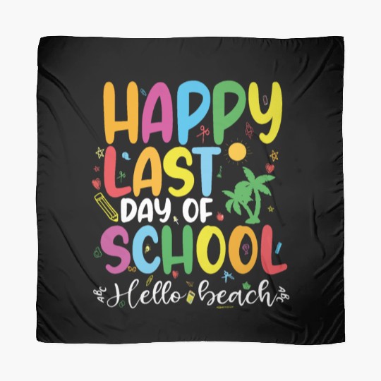 mom lif Happy last day of student's graduation Scarves