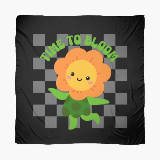 Time to Bloom: Floral Print Design Scarves