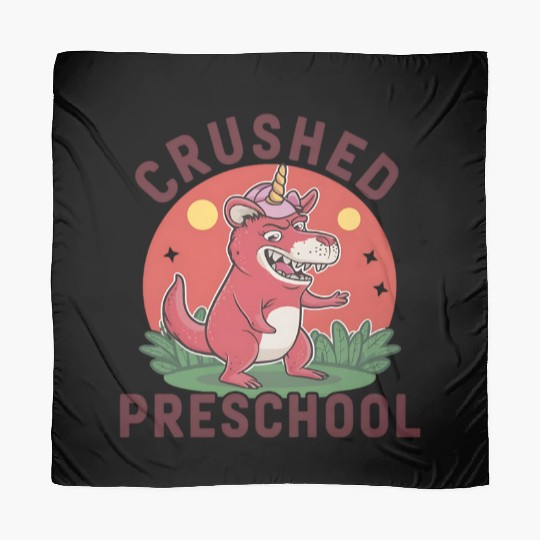 crushed preschool unicorn preschool graduation Scarves