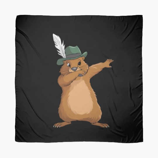 Groundhog Marmot for a Marmot lover groundhog fan Scarves
