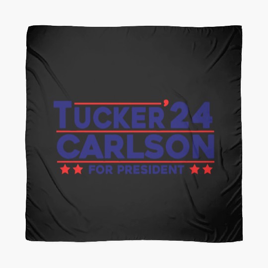Tucker Carlson 2024 For President Scarves