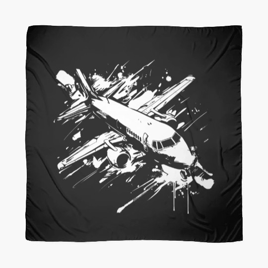 Plane Streetart Scarves