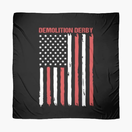 4th Of July US Flag Demolition Derby Demo Derby Scarves