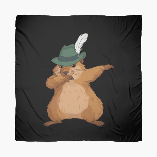 Groundhog Marmot for a Marmot lover groundhog fan Scarves