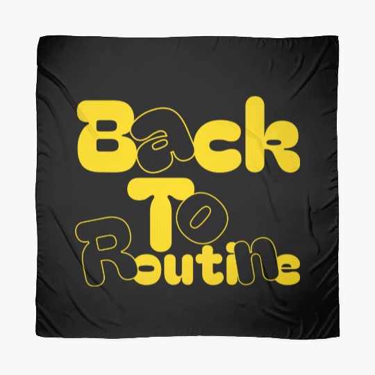 Back to routine Scarves, back to school gift