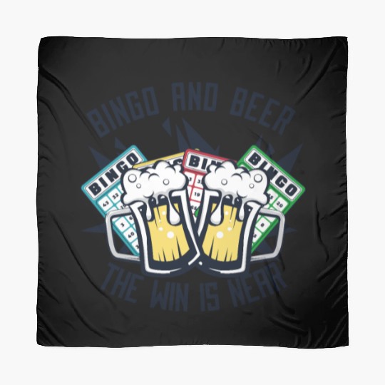Bingo And Beer The Win is Near Daubers Scarves